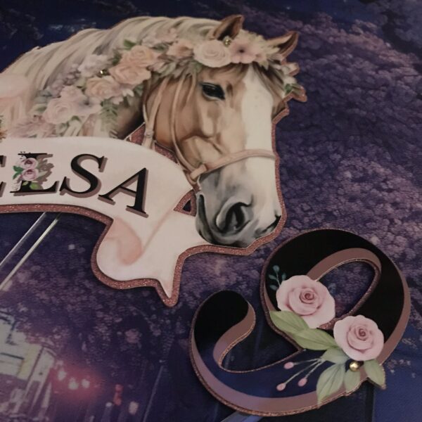 Toppers CHEVAL 3D personnalisé – Image 4