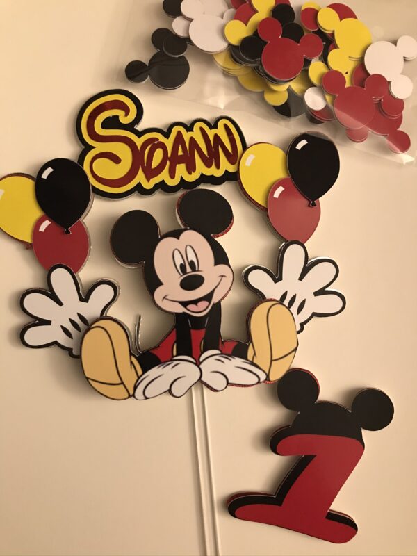 Kit Toppers MICKEY personnalisé