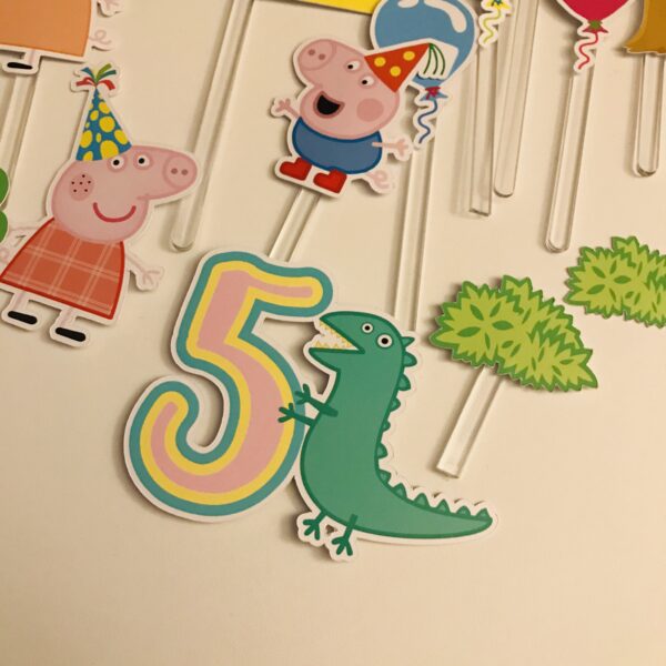 Kit Toppers PEPPA PIG personnalisé – Image 5