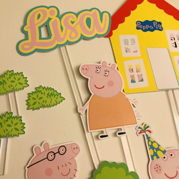 Kit Toppers PEPPA PIG personnalisé – Image 6
