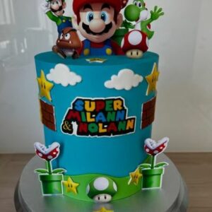 Kit toppers + impression MARIO Personnalisé