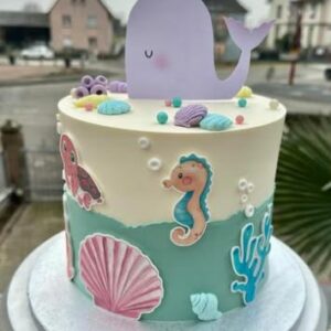 Kit toppers + impression BALEINE Personnalisé