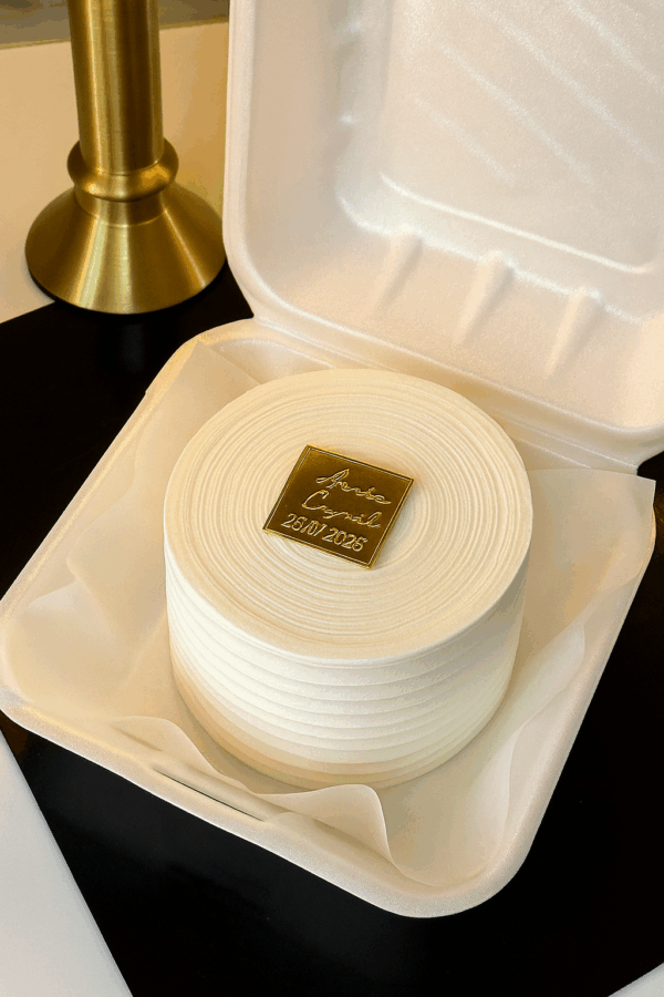 Logos Carton Or Miroir pour patisserie Personnalisés – Image 4