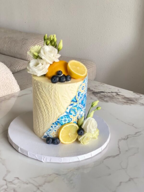 Contour de gâteau DOLCE VITA Alimentaire personnalisé – Image 5