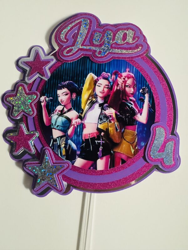 Toppers KPOP 3D personnalisé