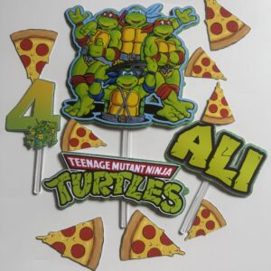 Kit Toppers TORTUE NINJA personnalisé