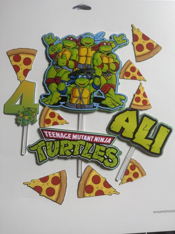 Kit Toppers TORTUE NINJA personnalisé