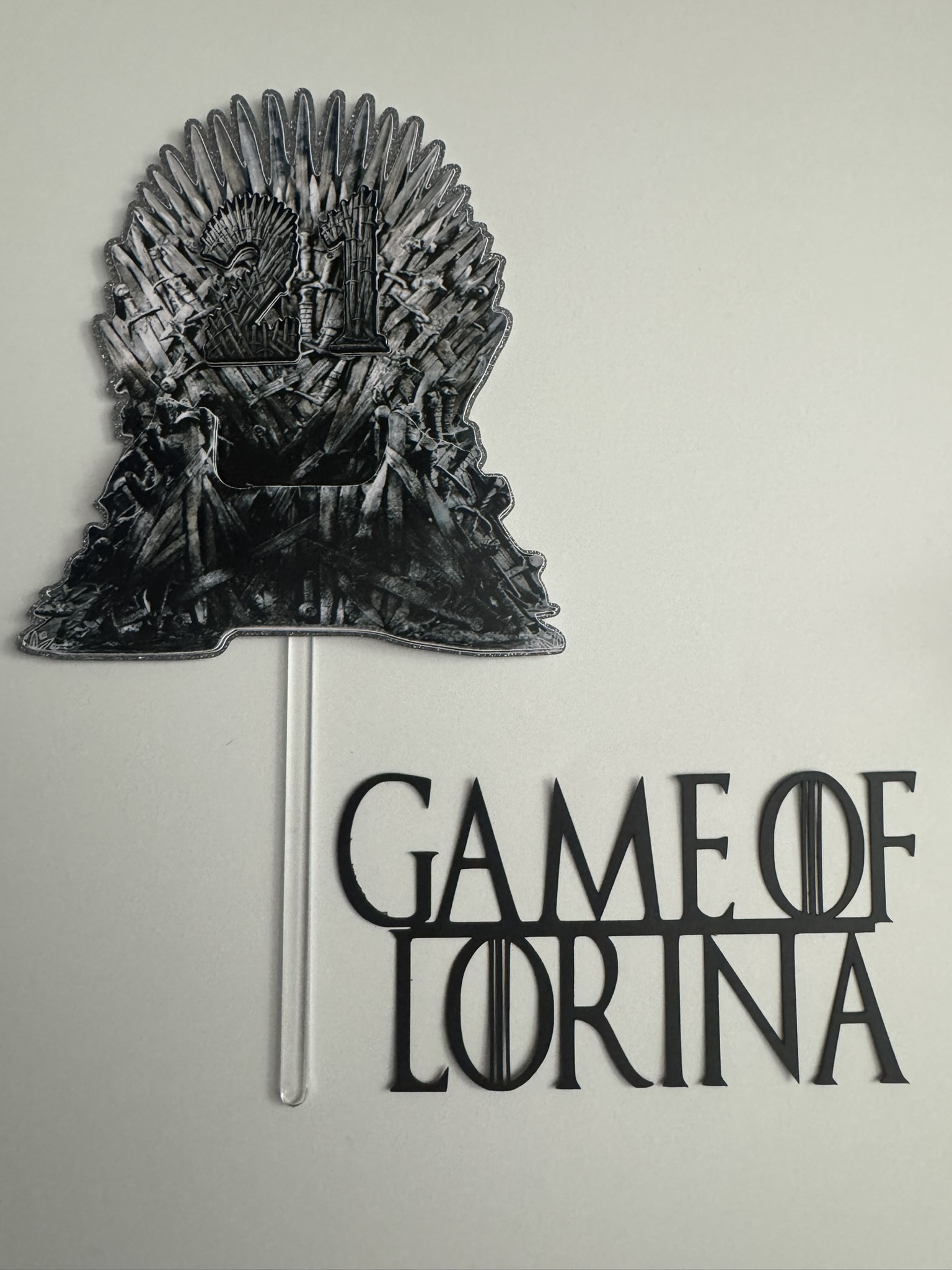 Kit Toppers GAMES OF THRONES Personnalisé – Image 5