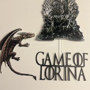 Kit Toppers GAMES OF THRONES Personnalisé