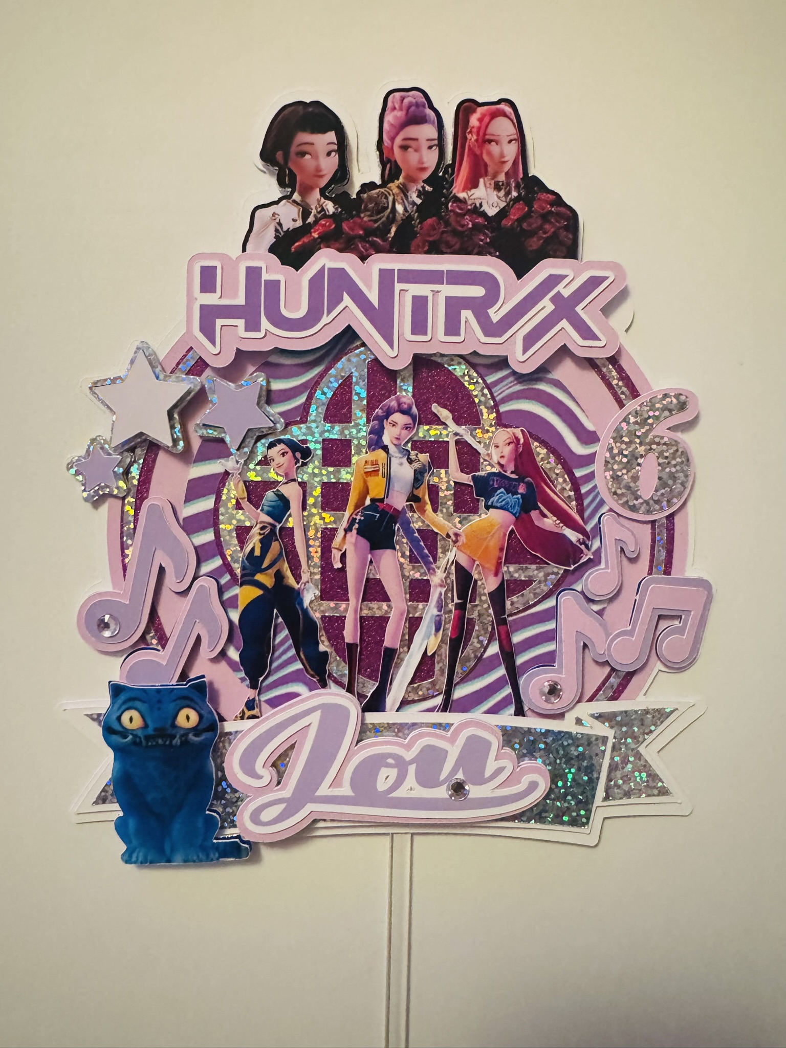 Toppers KPOP HUNTER 3D personnalisé