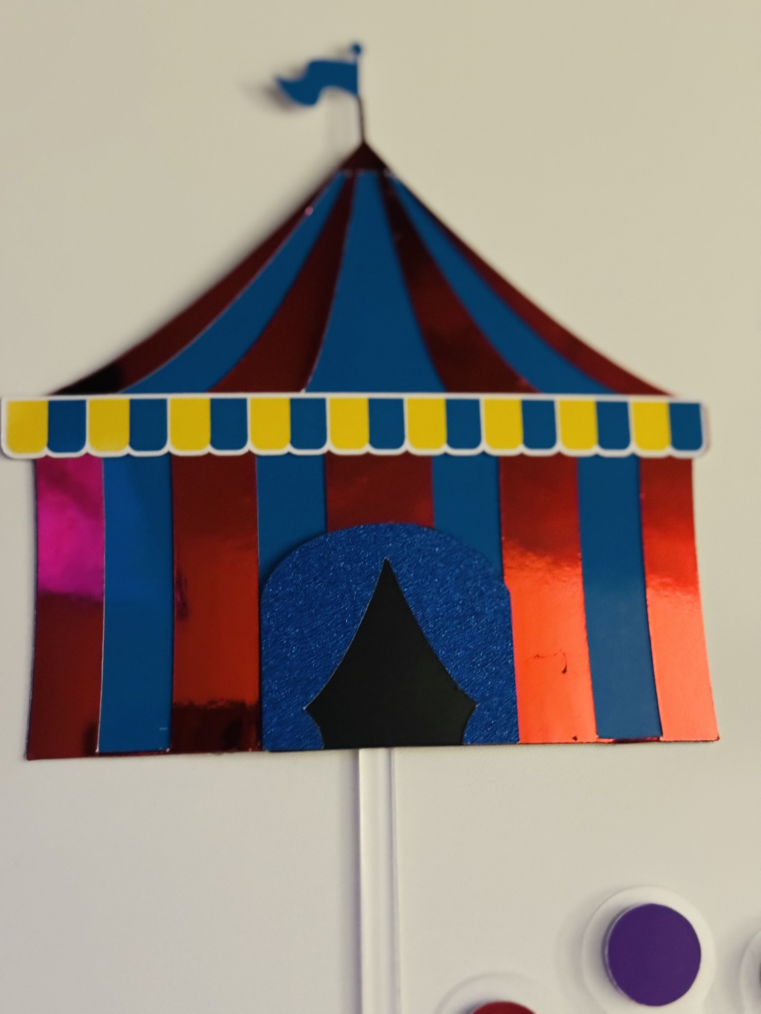 Kit Toppers CIRCUS GOLD personnalisé – Image 5