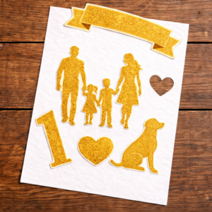 Impression Azyme OR SCINTILLANT sur-mesure