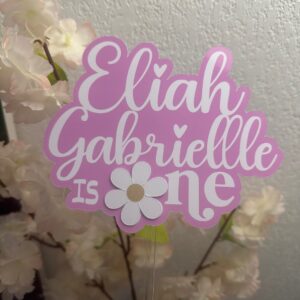 Toppers FLEUR personnalisé