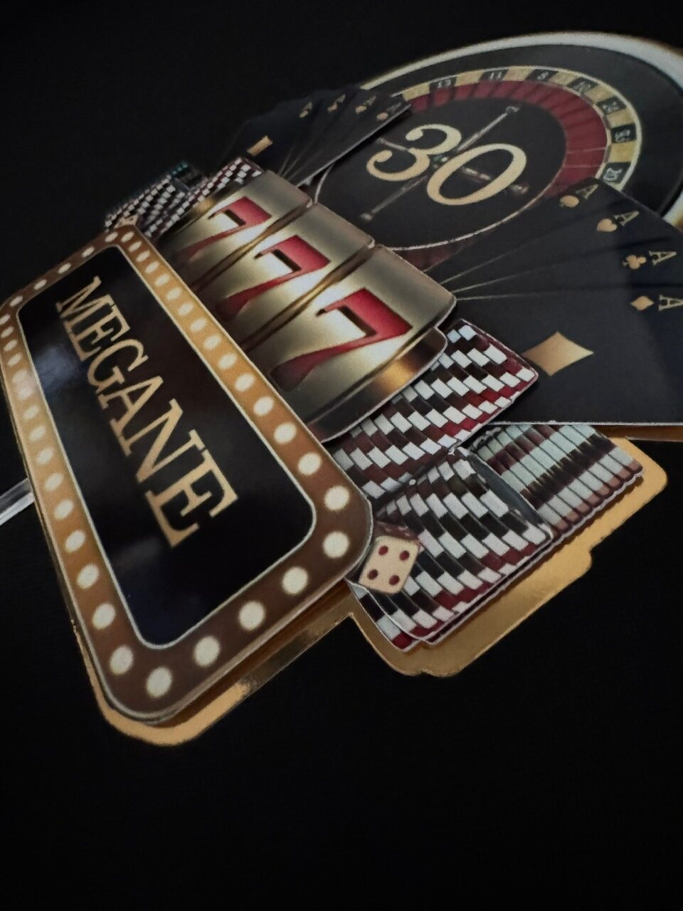 Toppers CASINO 3D personnalisé – Image 4