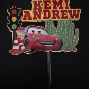 Toppers CARS 3D personnalisé