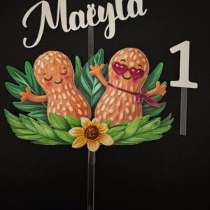 Toppers CACAHUETE 3D personnalisé