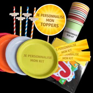 Kit anniversaire THEME AU CHOIX personnalisé